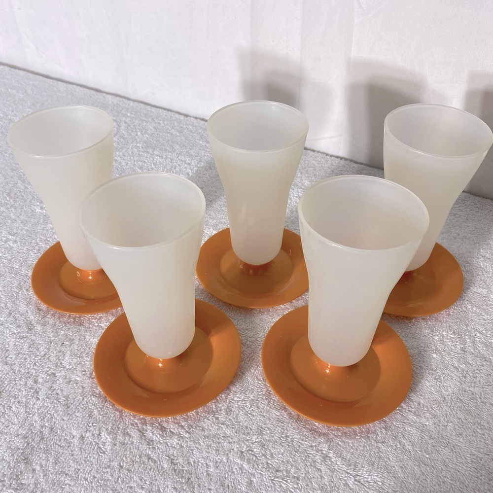 Vintage Tupperware Tall Dessert Dishes Parfait Cups Sundae Cups 10pc